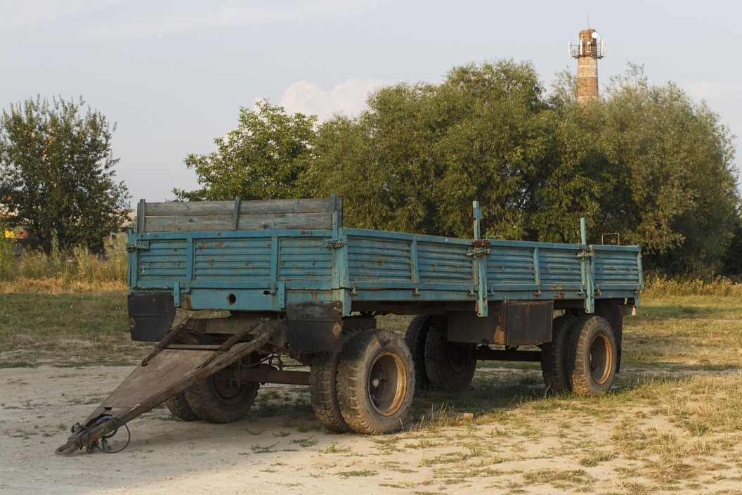 Flatbed freight cargo